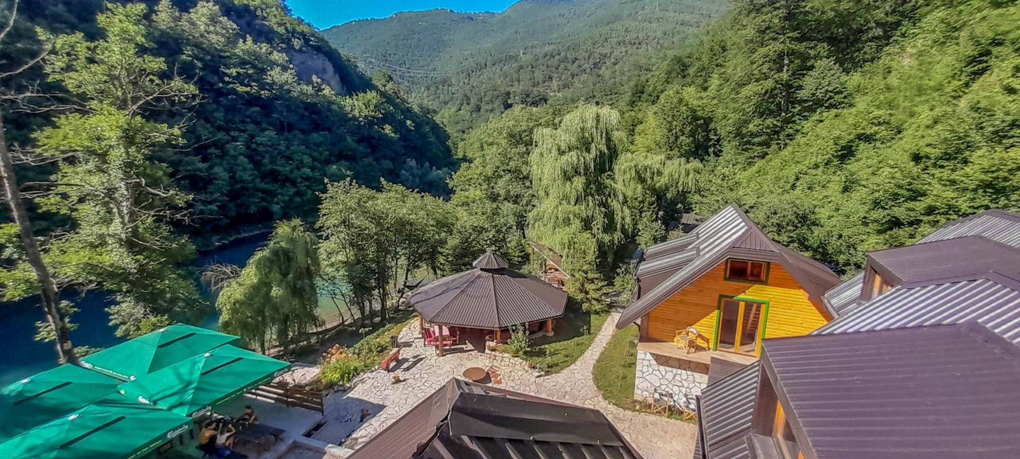 Rafting Camp Encijan Hotel Фоча Екстериор снимка