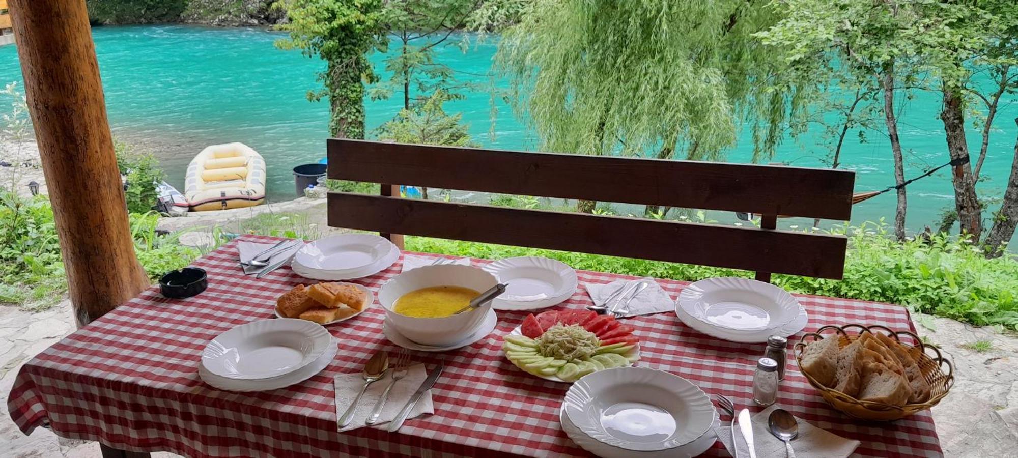 Rafting Camp Encijan Hotel Фоча Екстериор снимка