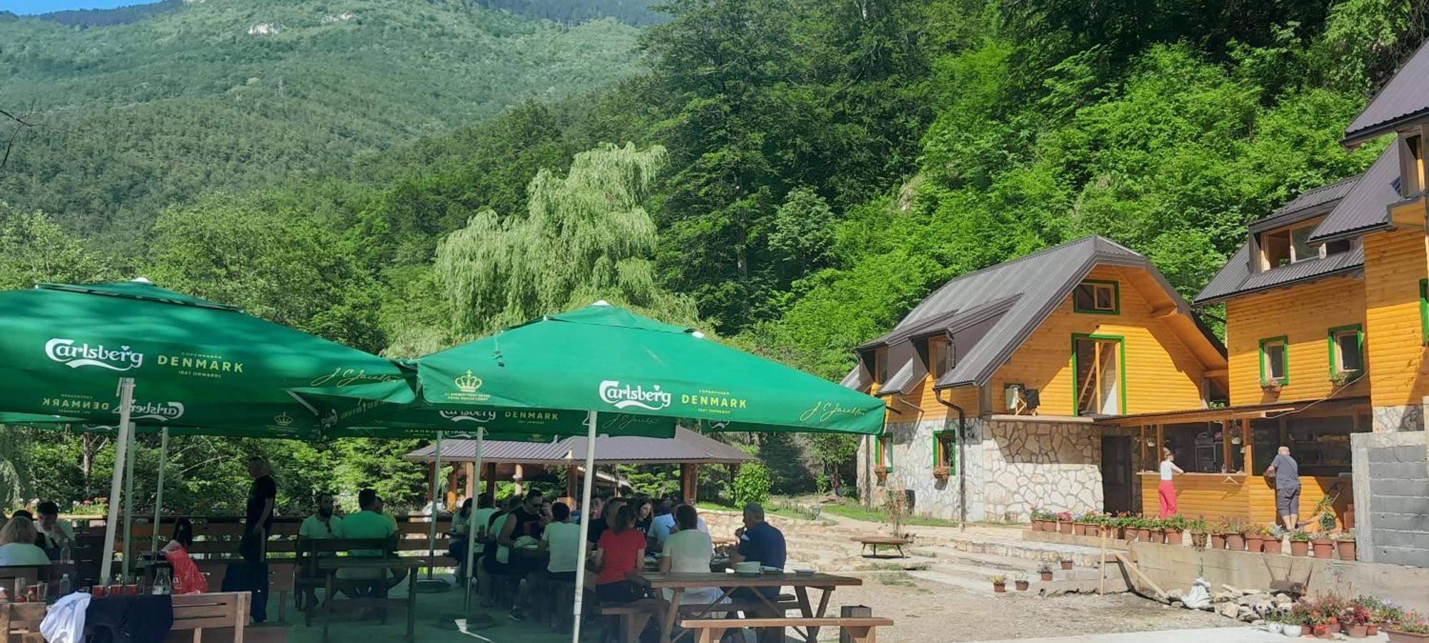 Rafting Camp Encijan Hotel Фоча Екстериор снимка